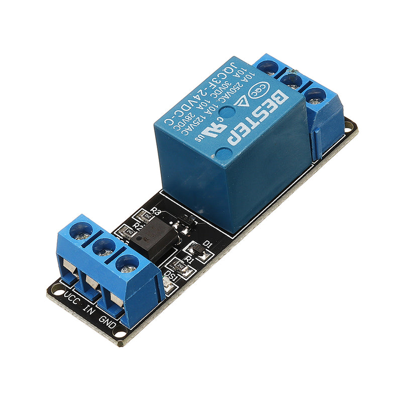 BESTEP 1 Channel 24V Relay Module Optocoupler Isolation With Indicator Input Active Low