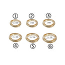 Vintage Stereoscopic Astronomical Ball Copper Ring Constellation Digital Retro Pattern Finger Ring