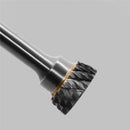 Drillpro Double Groove Alloy Rotary Boring Tool Tungsten Steel Wood Carving N-type Inverted Cone Milling Cutter Grinding Head
