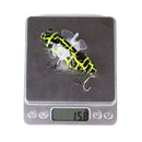 HENGJIA 1PCS Cicada-shaped Fishing Lure Rotating Tail Popper Topwater Swim Crankbait Artificial Hard Bait