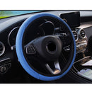 37-39cm Leather Car Truck Steering Wheel Covers Breathable Anti-Slip Comfortable