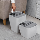 Kitchen Bathroom Trash Can Stacked Sorting Waste Bins Recycling Household