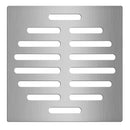 6 Inch Silver Floor Drain Protector Tone Square Shape Stainless Steel Floor Drain Cover Home