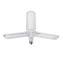 E27 AC110-265V 40W SMD2835 Three-Leaf Foldable Full Spectrum LED Grow Light Bulb With Lamp Holder Clip