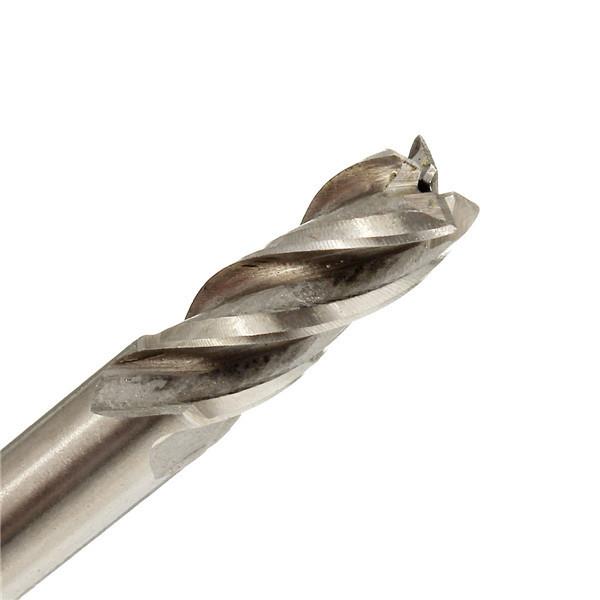 3pcs HSS Straight Shank End Mill Cutter 4 Flute End Mill Cutter 8/10/12mm CNC Tool