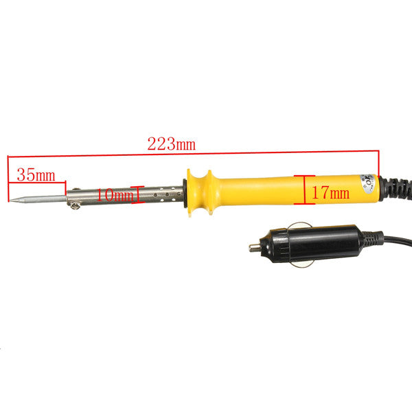12V 30W Car Lighter Socket Electric Temperature Soldering Iron Gun