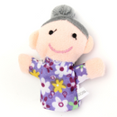 6 Pcs Finger Puppets Plush Cloth Toy Baby Bed Stories Helper Doll