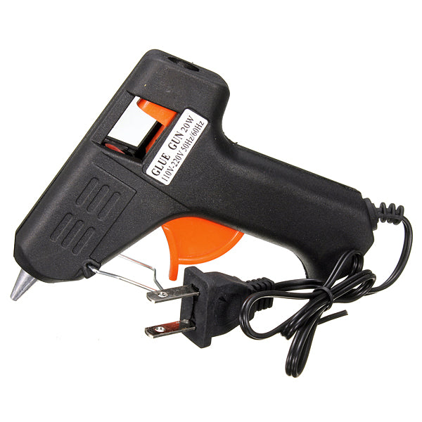 110-220V 20 Watts Electric Tool Hot Melt Glue Gun Black