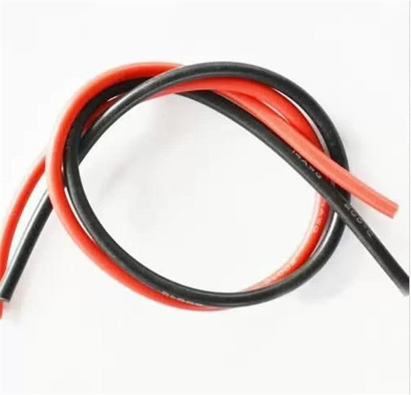 DANIU 2M AWG Soft Silicone Flexible Wire Cable 12-20 AWG (1 Meter Red + 1 Meter Black)