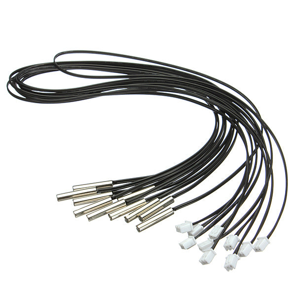 60cm 10pcs NTC-3470 Waterproof Professional Temperature Sensor Probe