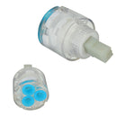 Kitchen Single Lever 35mm Mixer Tap Ceramic Valve Cartridge Blue Clear Filter
