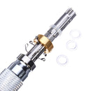 DANIU 3Pcs Tubular 7 Pins Lock Pick Tool Locksmith Tool Lock Pick Set