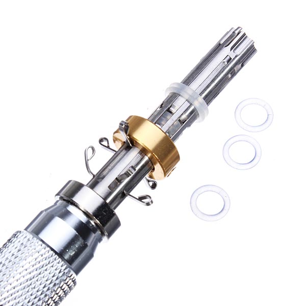 DANIU 3Pcs Tubular 7 Pins Lock Pick Tool Locksmith Tool Lock Pick Set