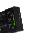 Joinrun N2 18650 Charger Smart 2 Slot Charger 1.2V 3.7V 3.2V 3.85V AA / AAA 26650 10440 14500 16340 25500 NiMH Lithium Battery Charger