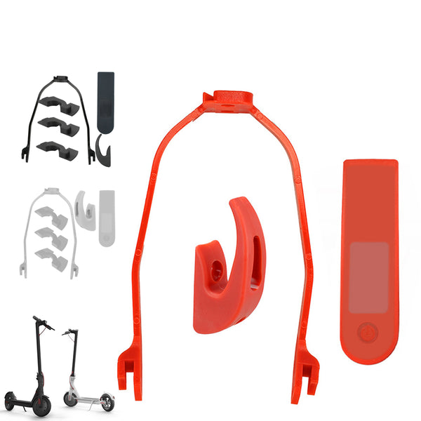 3Pcs Scooter Replacement Accessories Kit Dash Cover Mudguard Support for Xiaomi M365/M187/Pro