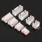 Excellway Terminals 40 Pcs 2p 3p 4p 5pin Right angle JST-XH Male Female Lipo Balance Connector