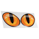 3D Evil Cat Eyes Car Rearview Mirror Stickers PVC Funny Look Window Decal Accessories