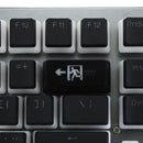 OEM Profile Exit Light Translucent Backspace Keycaps Key Caps Red Black