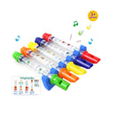 Five-Color Flute Bathing Water Flute Infant Children's Puzzle Early Education Bathroom