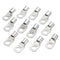 12 Pcs 1/0 AWG Copper Cable Lugs 3/8" Electrical Terminal Block Wire Connectors