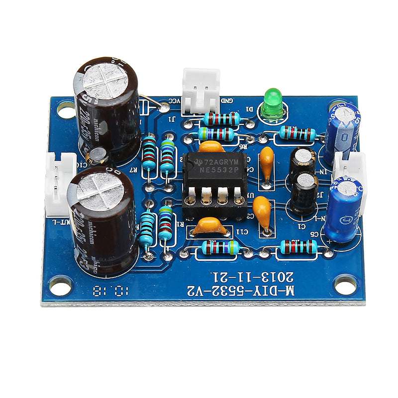 5pcs NE5532 DC 12-35V Amplifier Board OP-AMP HIFI Preamplifier Signal bluetooth Amplifier Board