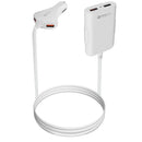 Bakeey 45W QC3.0 4 Port Fast Charging USB Car Charger Adapter For iPhone 8Plus XS 11 Pro Huawei P30 Pro Mate 30 S10+ Note 10