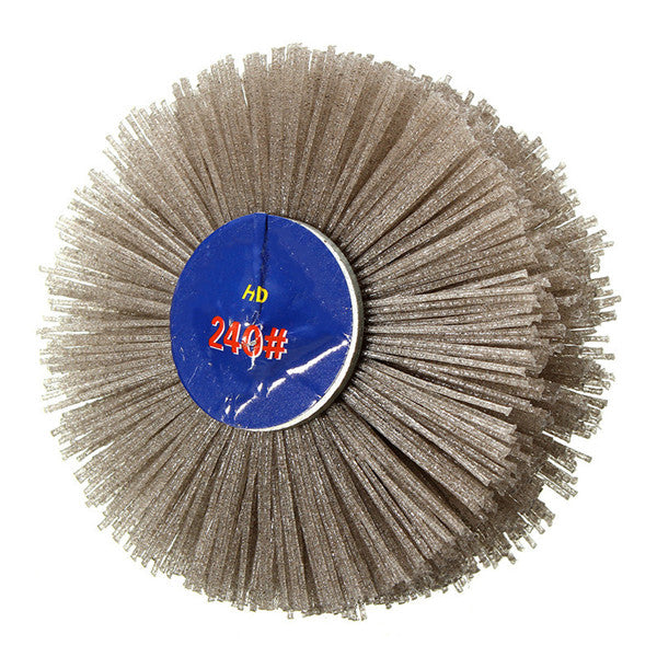 80-600 Grit Abrasive Nylon Wheel Brush Wood Working Polishing Grindering Wheel