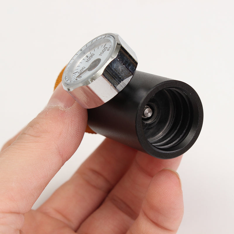 Soda On Off Adapter with 1500 PSI Pressure Gauge for Fill Soda Stream Tank