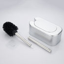Bathroom Toilet Brush Set Wall-Mounted Brush Long Handle Stianless Steel Cleaning Brushes Holder