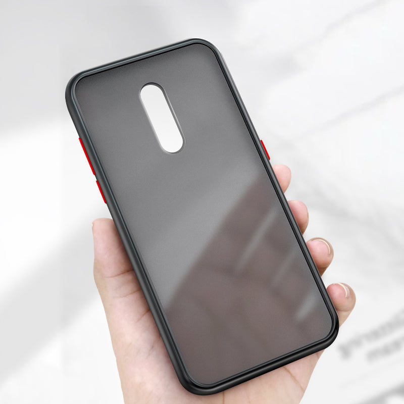 Bakeey Armor Shockproof Anti-fingerprint Matte Translucent Hard PC&Soft TPU Edge Protective Case for Xiaomi Redmi 8