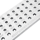 Tungsten Carbide Steel Drawplates 52 Round Holes Wiring Draw Plate Making Tools Jewelry