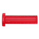Drillpro TS 8 Inch Aluminum Alloy Hole Precision Marking T Ruler Hole Positioning Measuring Ruler Woodworking Scriber Scribing Tool