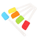 Silicone Scrapers Baking Scraper Cream Butter Handled Cake Spatula Cooking Cake Brushes  Pastry Tool