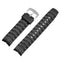Black PU Strap Replacement Watch Band for Edifice EF-550 EF-523