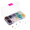 10 Colours 3 Size Natural Quartz Crystal Gem Stone Loose Beads Mineral Healing Gemstone