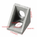 Suleve AJ20 Aluminium Angle Corner Joint 20x20mm Right Angle Bracket Furniture Fittings 10pcs