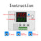XH-W1219 DC 12V Dual Display Digital Temperature Controller High Accuracy Temperature Control Switch