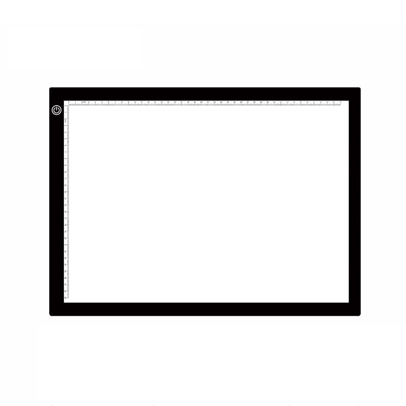 Elice A3 Portable USB LED Sketch Drawing Board Touch Dimmable Tracing Copy Board Table Light Pad with Three-gear LED Light
