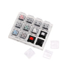 12 Key Cherry Switch Keyboard Switch Tester with Acrylic Base and Clear Keycaps