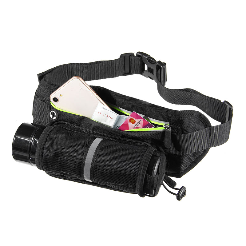 Outdoor Waist Bag Phone Bag With Water Bottle Holder For Hiking Running Jogging