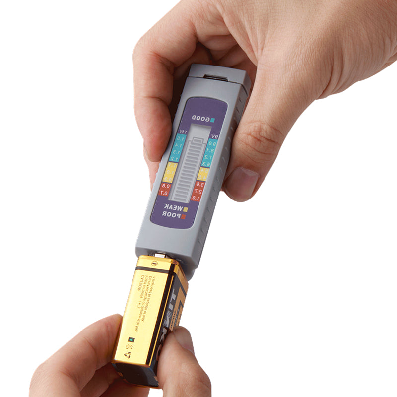 Battery Tester Digital Capacity Tester Checker For Lithium Battery AA/AAA/1.5V 9V Power Supply Tester Measuring Instrument Tools