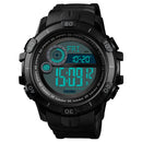 SKMEI 1480 Men Fashion Luminous Display Alarm Clock Compass Calories Distance Modes Smart Digital Watch