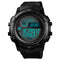 SKMEI 1480 Men Fashion Luminous Display Alarm Clock Compass Calories Distance Modes Smart Digital Watch