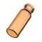 100Pcs/Set 2ml Ungraduated Brown Sample Vials Autosampler Vials Bottles Threaded Vials w/ Write-on Spot Screw Caps Septa