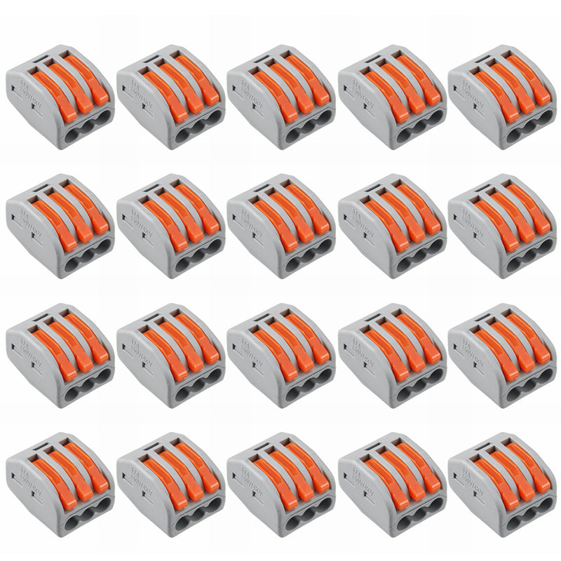 2/3/4/5Pin Wire Connector Terminal Block Conductor Threader Splitter Universal Connectors Terminals Electric Cable Wire Connector