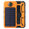 Solar Chargers 8000mAh USB Solar Battery Charger Phone Charger Power Bank with Flashlight