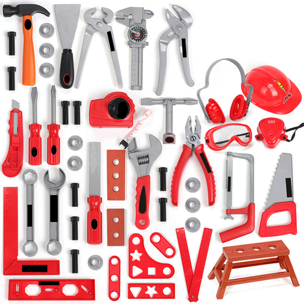 Children's Simulation Play Toy Toolbox Drill Maintenance Repair Tool Set Educational Toys Gift