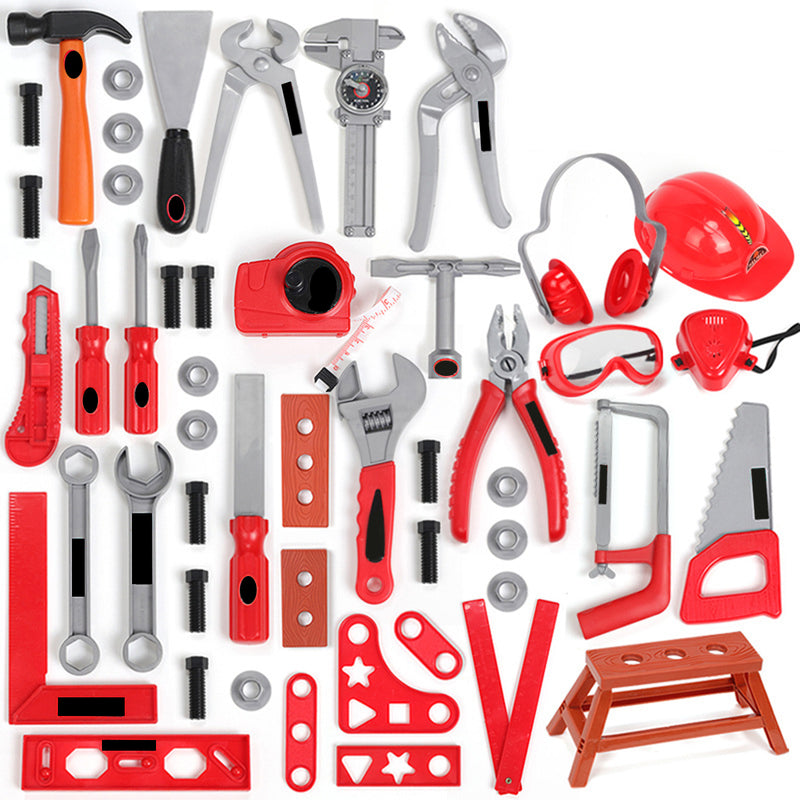 Children's Simulation Play Toy Toolbox Drill Maintenance Repair Tool Set Educational Toys Gift