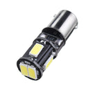 BA9S LED Car Side Marker Lights Tail Brake Bulb 2.1W 330LM DC12V 6000K White 2Pcs