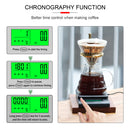 Multifunctional Hand Coffee Scale with Timer Temperature Probe Digital Kitchen Scale LCD Electronic Scale